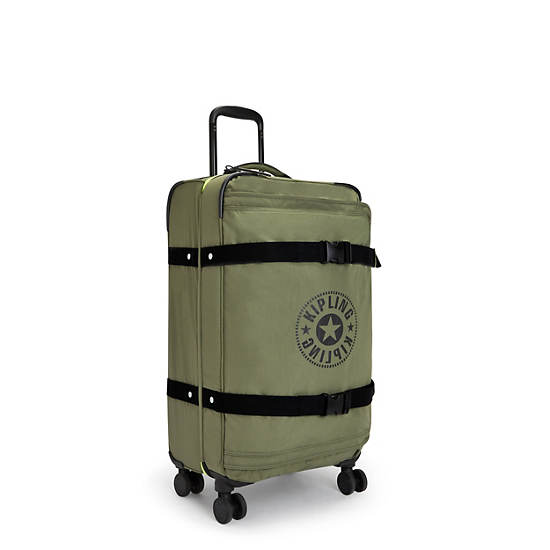 Maletas Kipling Spontaneous Medium Rolling Verde Oliva | MX 1748KO